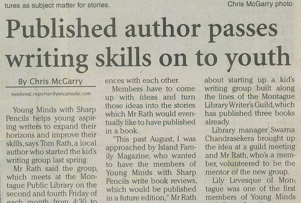 Published author passes writing skills on to youth